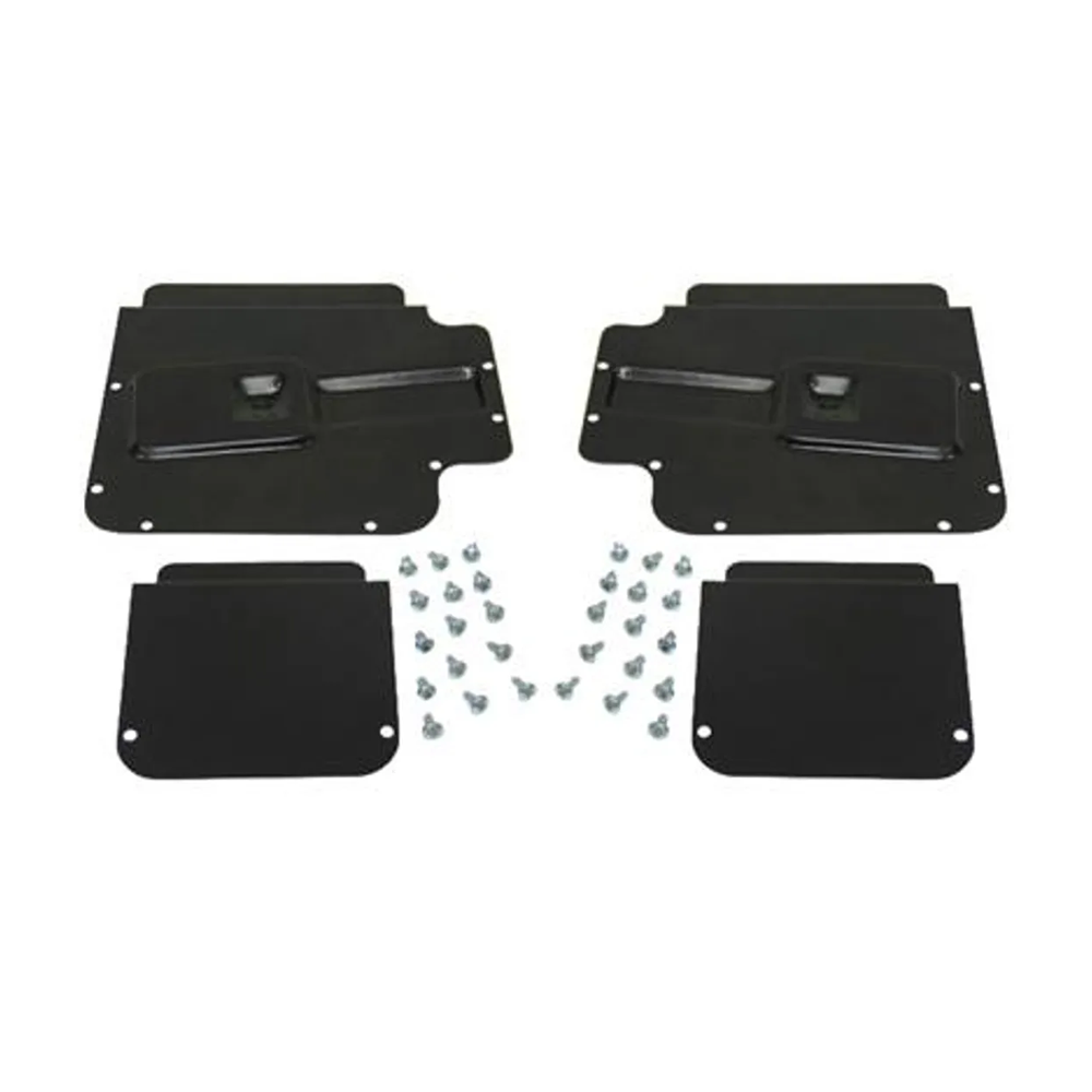 C1 1962 Corvette Door Access Plate Set W/Fasteners - 4Pc