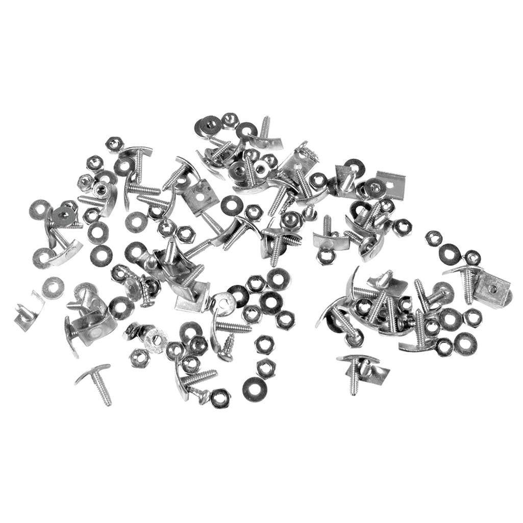 C1 1956-1961 Corvette Side Molding Mount Kit, W/Nuts & Washers