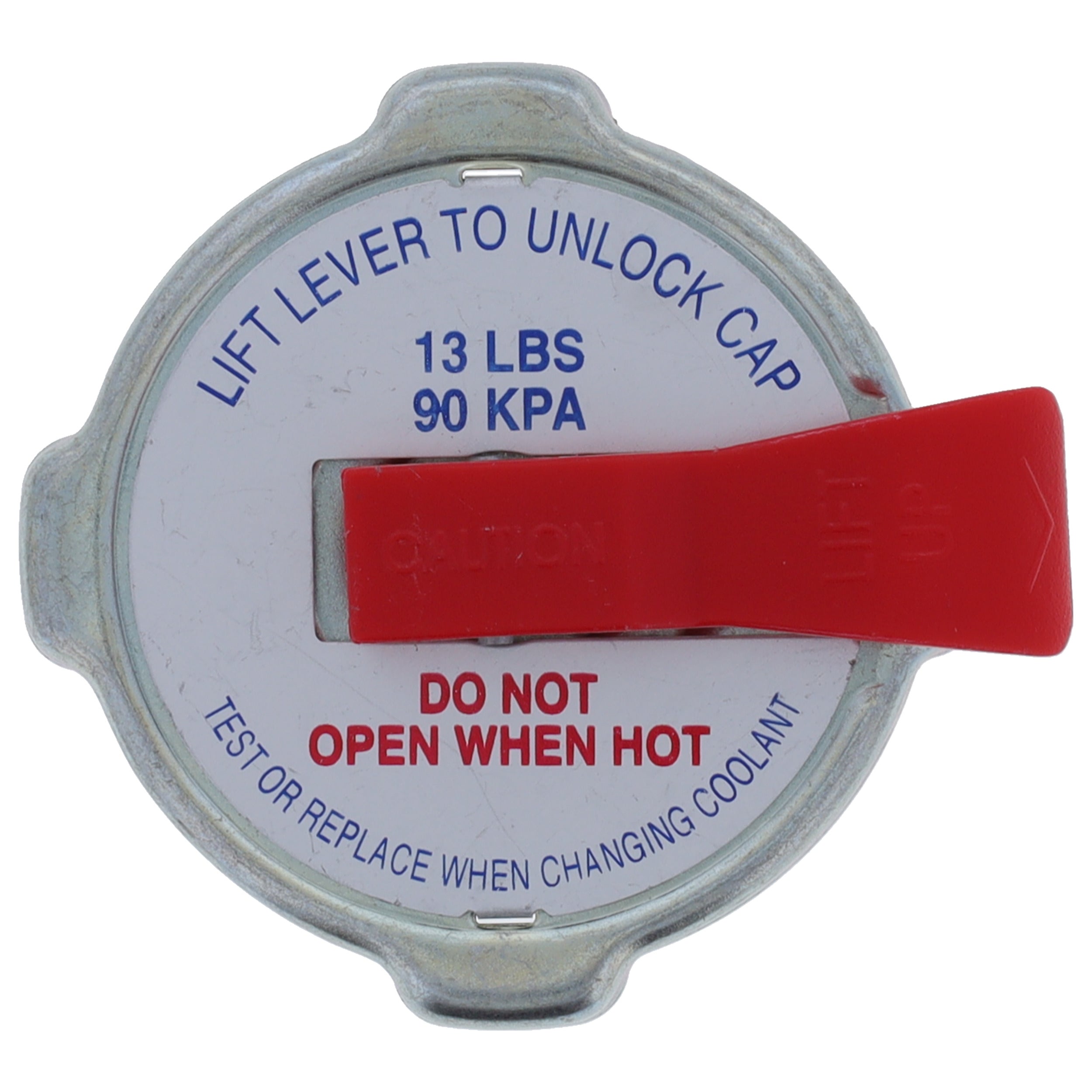 Corvette Radiator Cap : Safety Lever 1975-1996