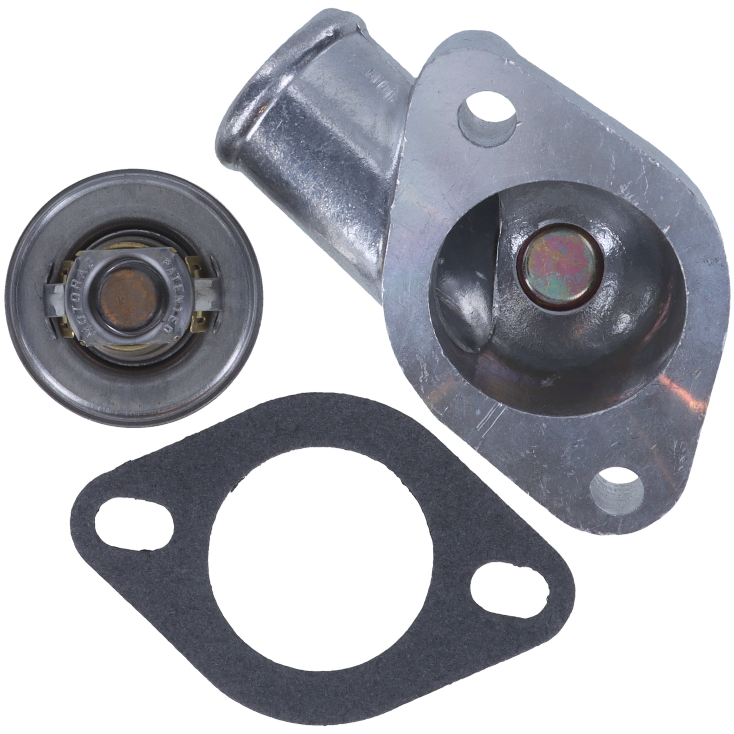 Corvette Engine Coolant Thermostat Housing Assembly Kit Fail Safe : 1974-1981 5.7