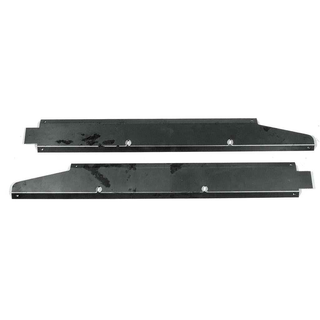 C1 1958-1962 Corvette Wire Cover Floor Plates, Under Carpet