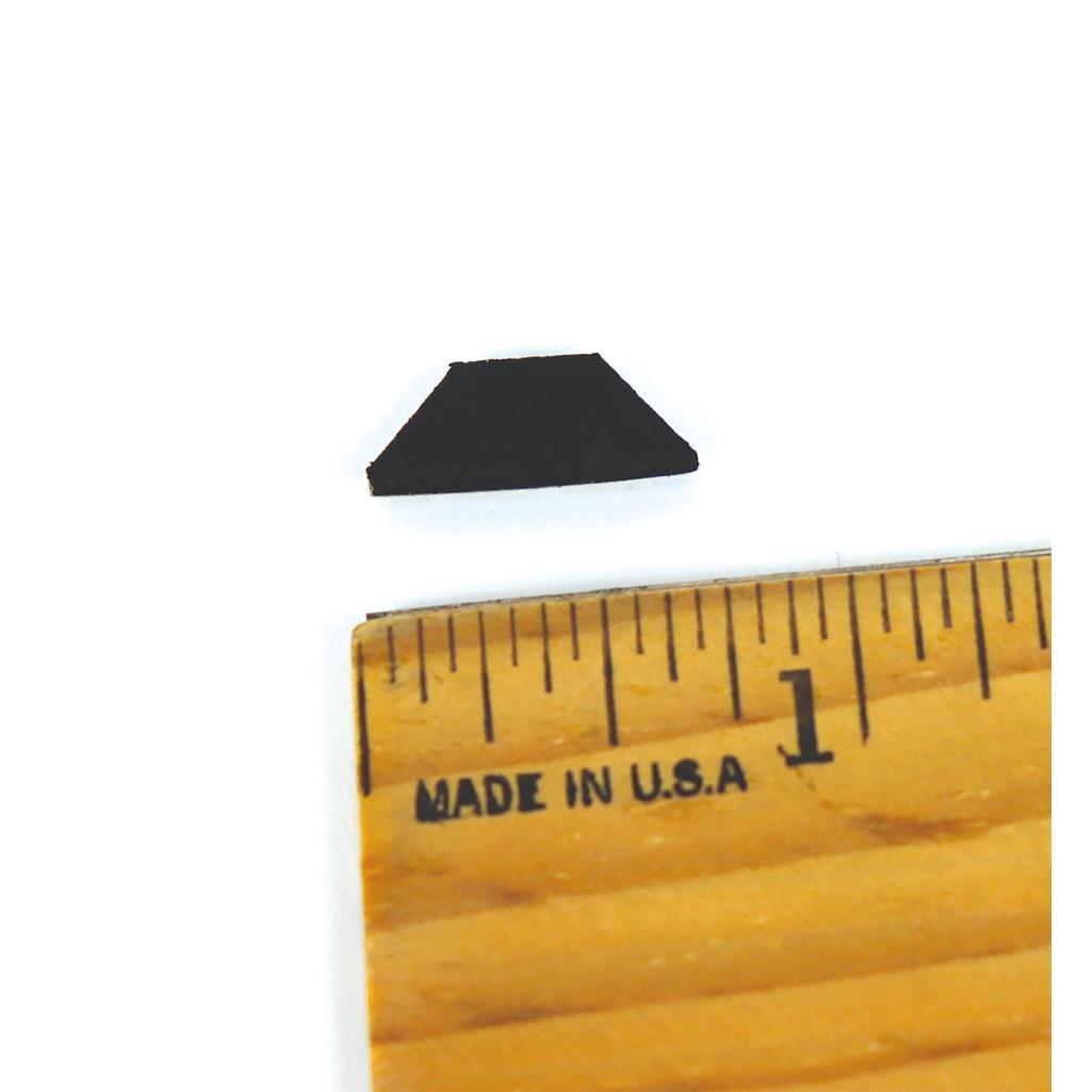 C1 1956-1962 Corvette Glove Box Door Stop, On Body Rubber