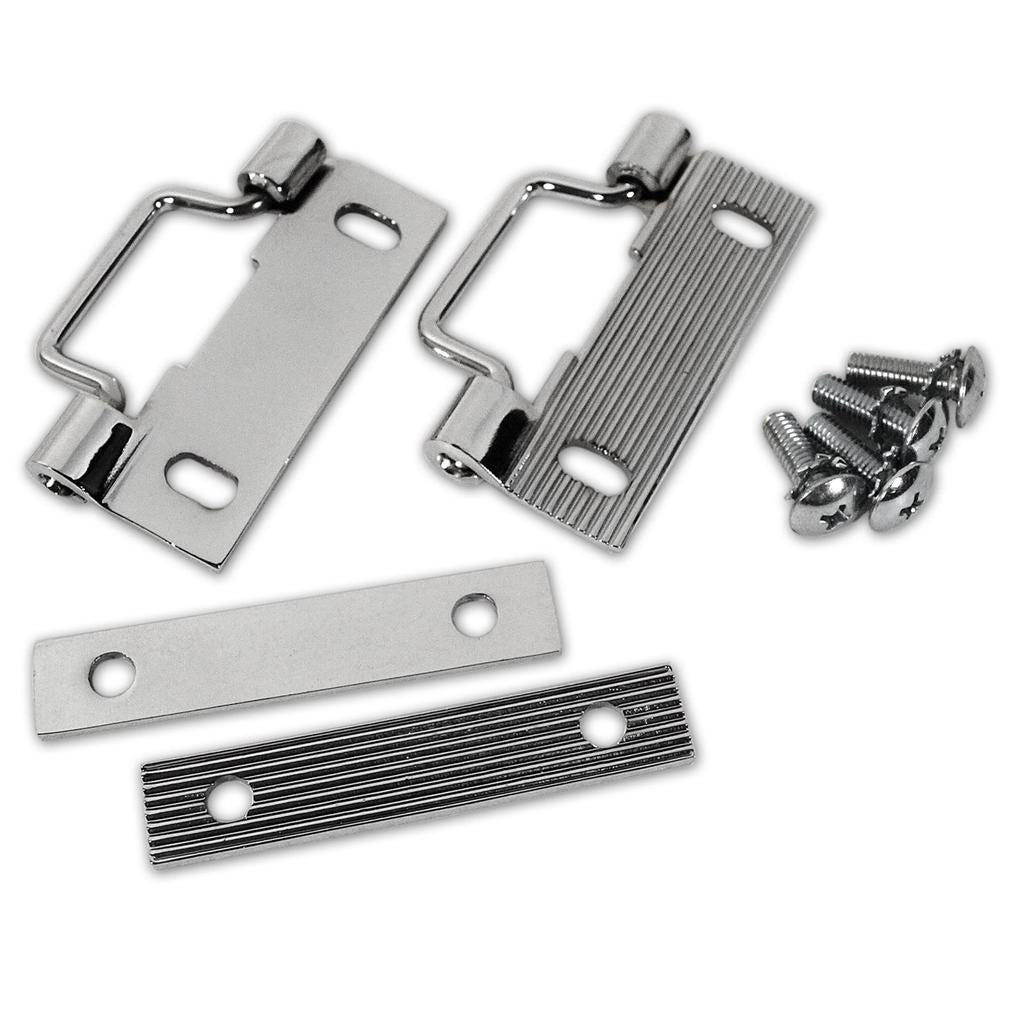 C1 1956-1960 Corvette Convertible Top Rear Latches, On Top W/Plate