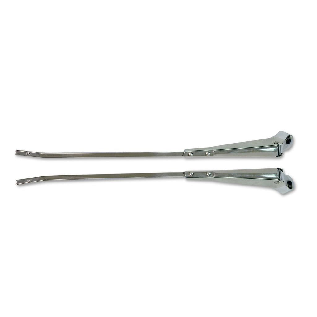 C1 1956-1962 Corvette Wiper Arms W/Lower Spring Shields