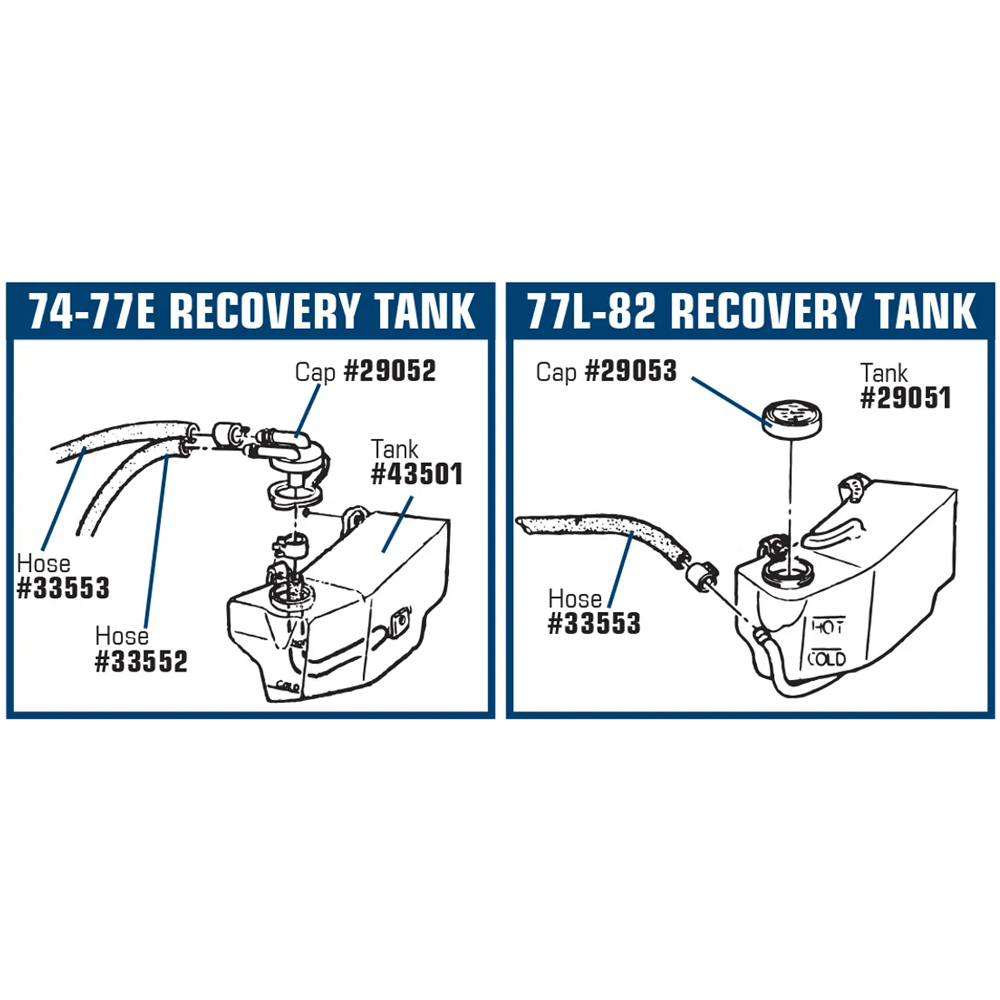 C3 1977-1982 Corvette Coolant Recovery Tank Cap (77L)