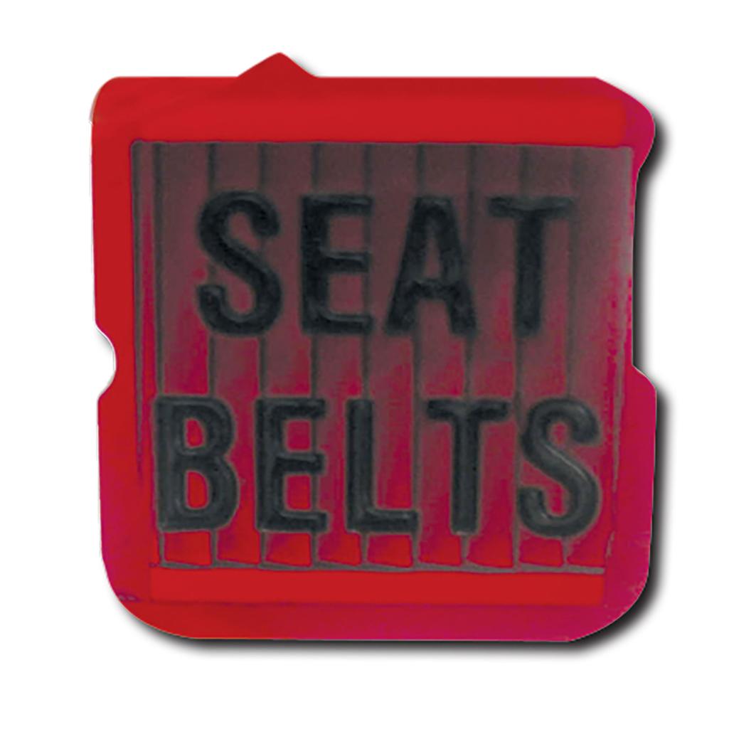 C3 1968-1971 Corvette Lens, Seat Belt Warning