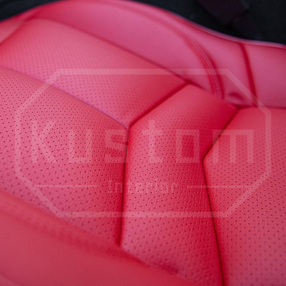 Corvette Custom Leather Seat Covers - GT1 Standard Seats : 2020-2026 C8 Stingray, Z51, Z06