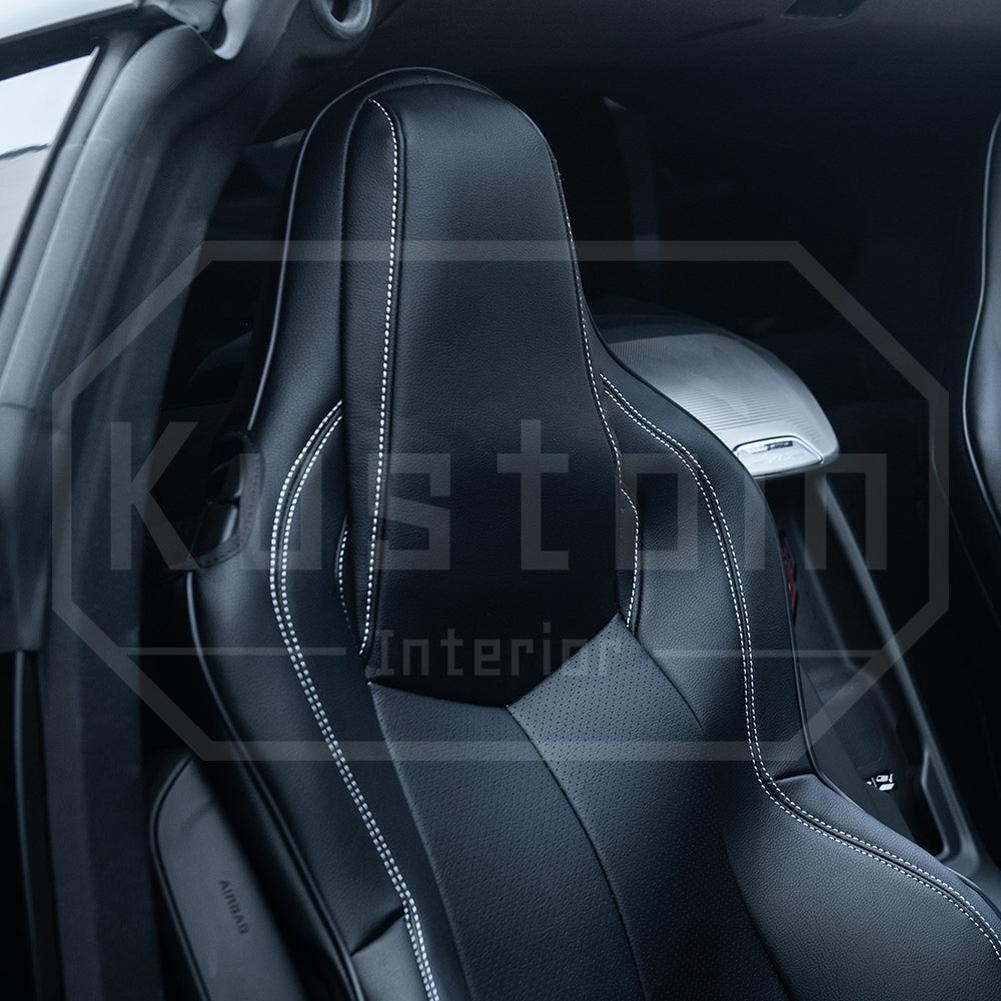 Corvette Custom Leather Seat Covers - GT1 Standard Seats : 2020-2026 C8 Stingray, Z51, Z06