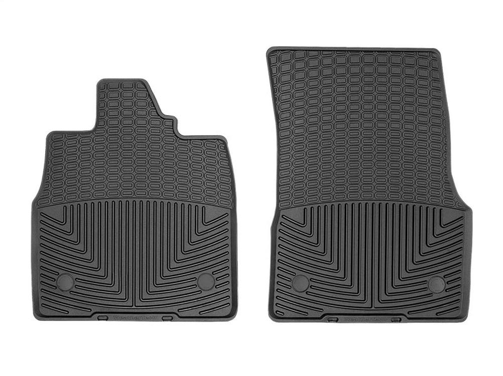 WeatherTech All-Weather Front Rubber Floor Mats for Chevrolet Corvette 2020-2024 – Black