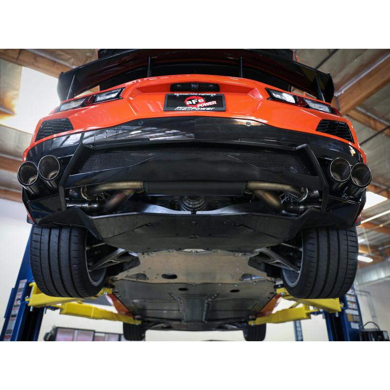 aFe MACH Force-Xp 2-1/2in 304SS Cat-Back 2020 Chevy Corvette (C8) 6.2L - Black Tip