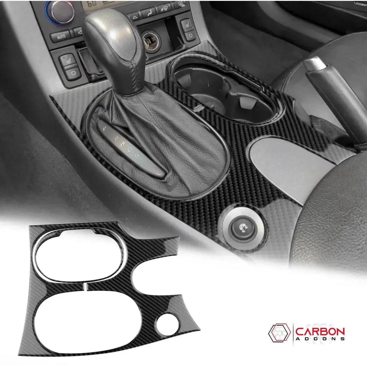 [2pcs] Real Carbon Center Console Overlay | C6 2005-2013 Corvette - carbonaddons Carbon Fiber Parts, Accessories, Upgrades, Mods