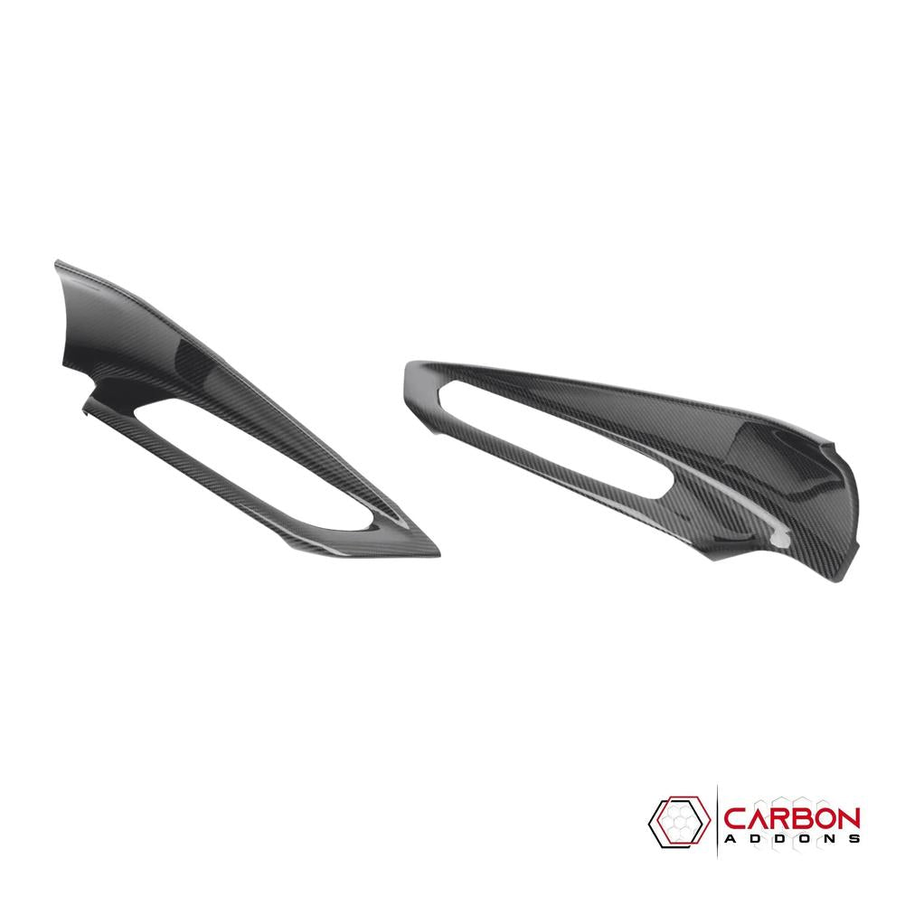 C8 Corvette 2020+ Real Carbon Fiber Window Switch Outer Trim Panel Frame Cover