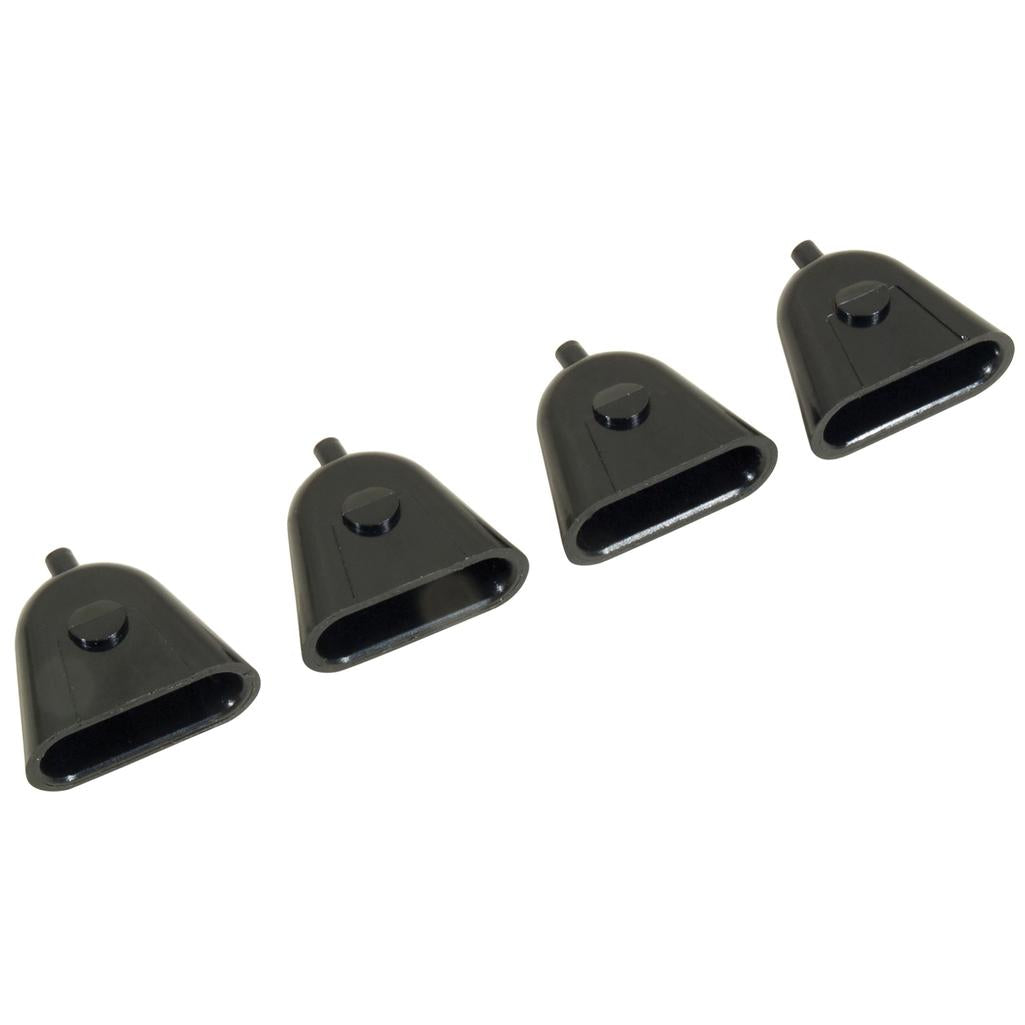 C3 1968-1982 Corvette T-Top Alignment Housing Bushing - Black 4pc Set
