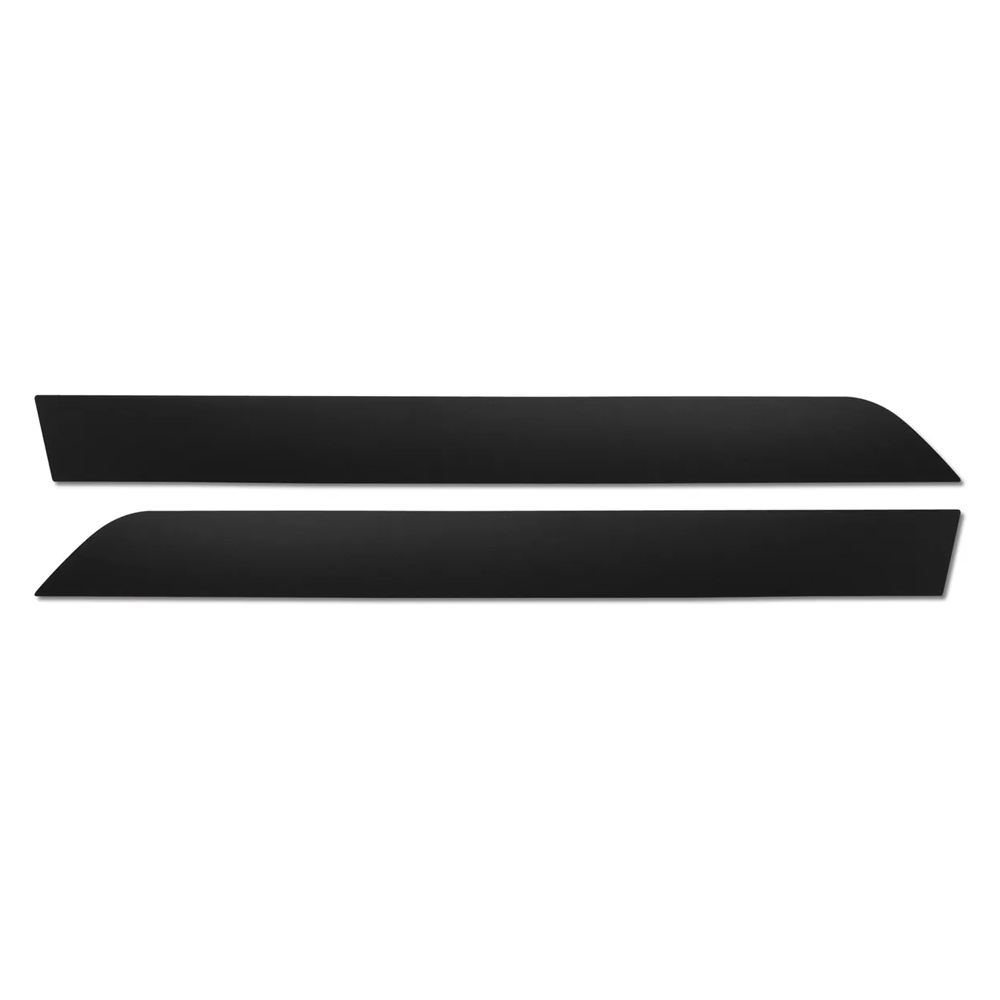 C3 1977 Corvette Door Panel Inserts - Black - Pair