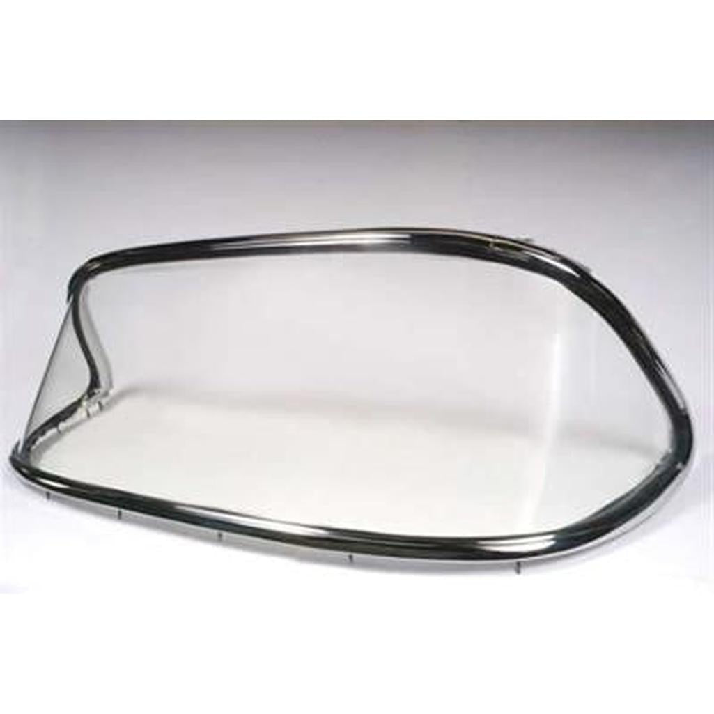 C1 1956-1961 Corvette Windshield Frame Assembly W/Visor Holes, W/Clear Glass