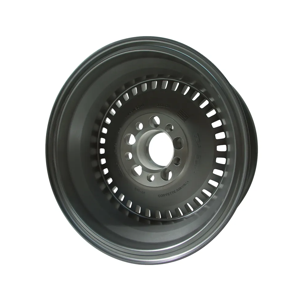 C2 1965-1966 Corvette Knock-Off Wheel - Dark Face Replica 15x6