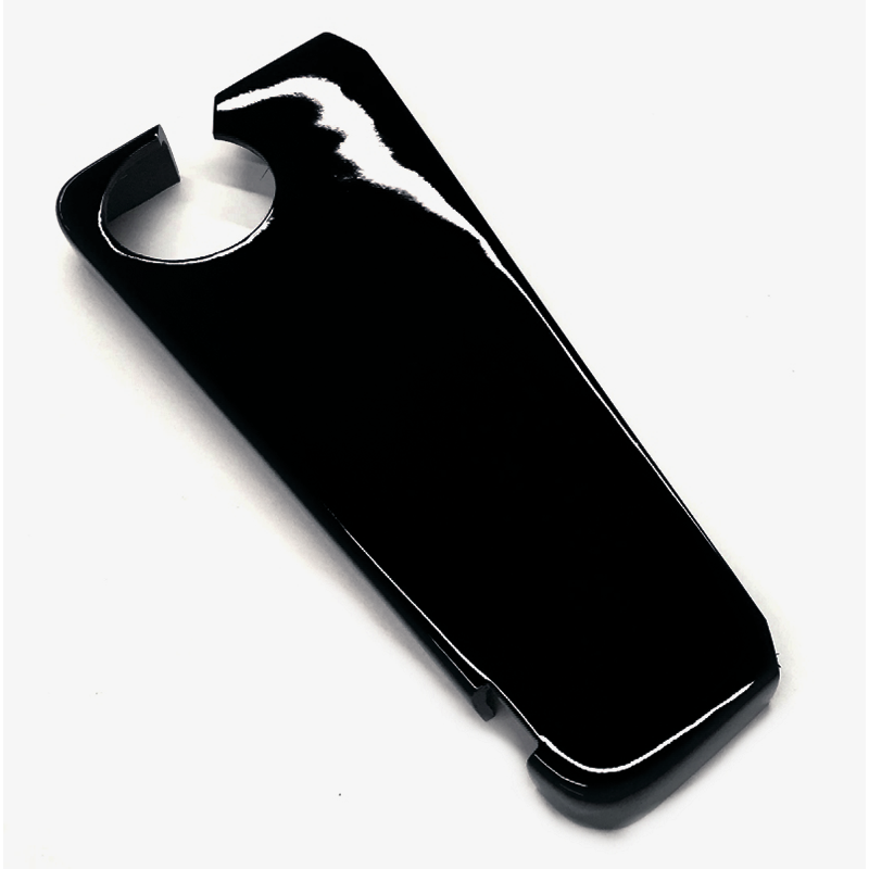 Corvette Surge Tank Cover Smooth - Custom Painted Gloss Black : 2005-2013 C6