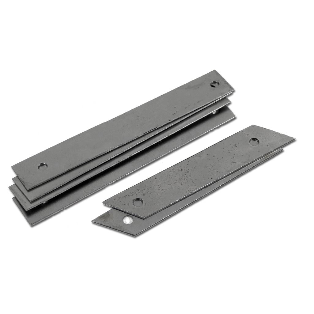 C1 1958-1961 Corvette Side Spear Reinforcement Plates, Stainless Steel