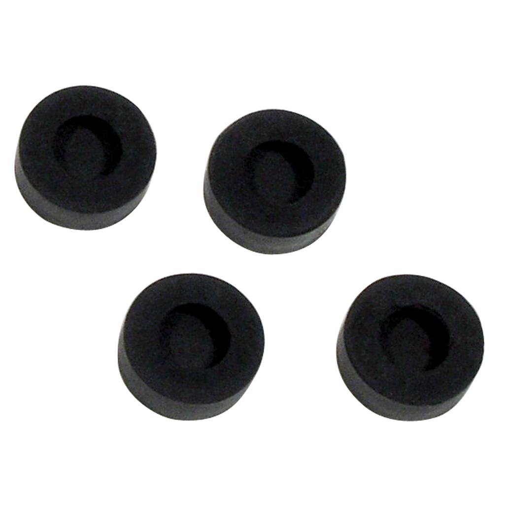 C1 1956-1962 Corvette Window Stop Bumpers, Upper 4 Piece