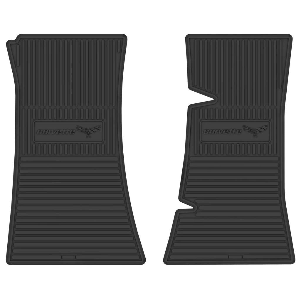 C3 1977-1979 Corvette Mats, Black Corvette