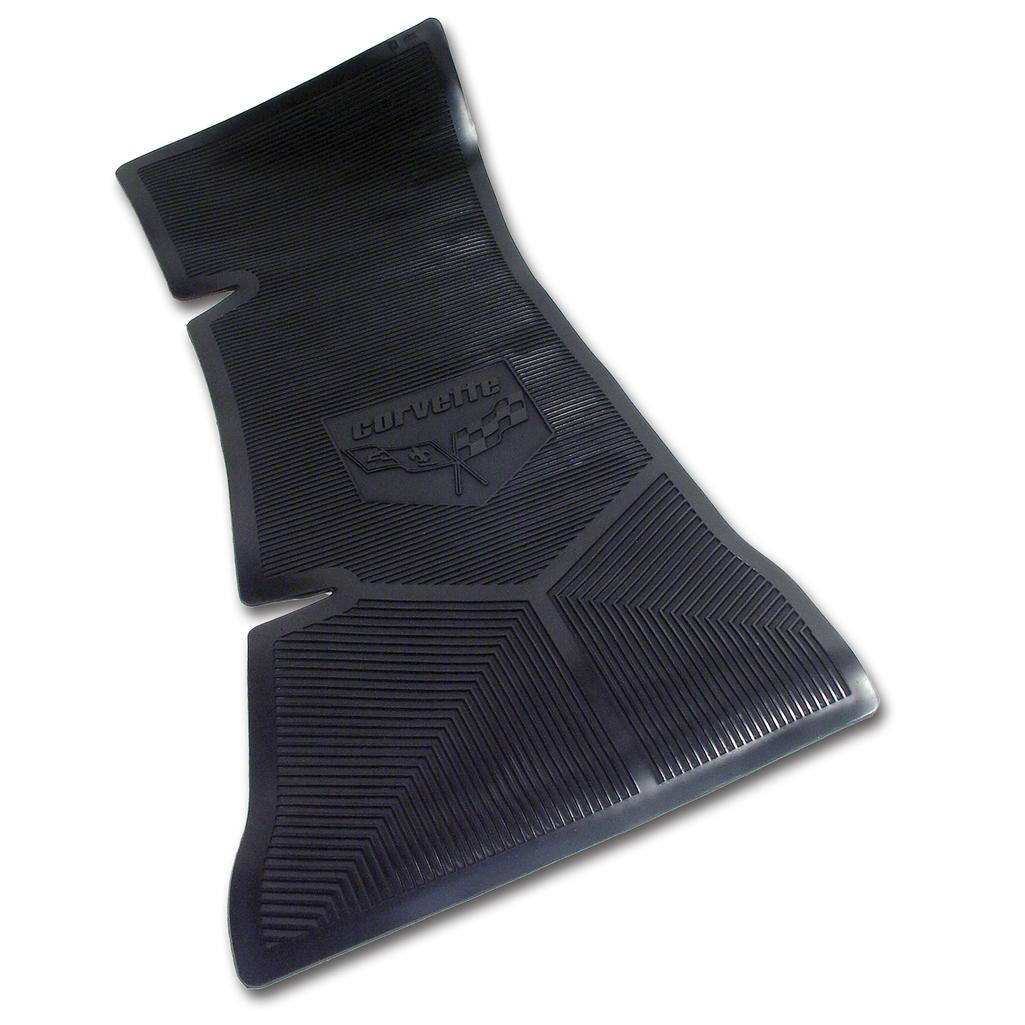 C3 1978 Corvette Mats, Black Corvette 25th Anniversary