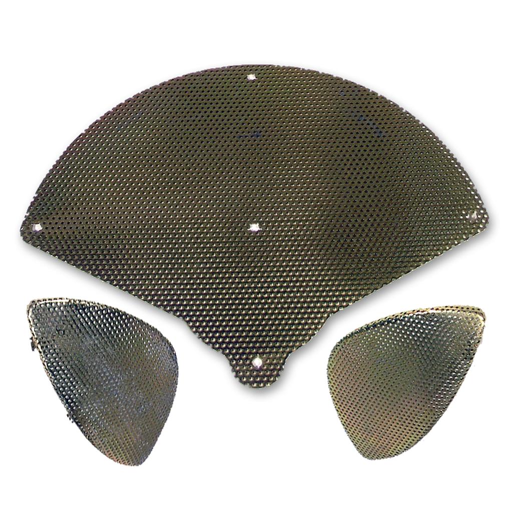 C1 1953-1957 Corvette Speaker Grilles, 3 Piece Set