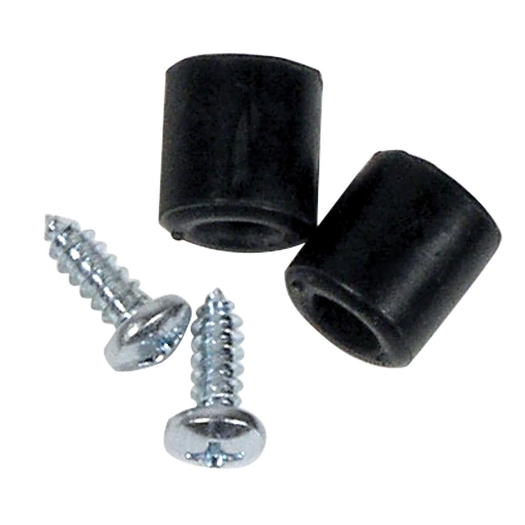 C1 1956-1962 Corvette Decklid Stops, W/Screws