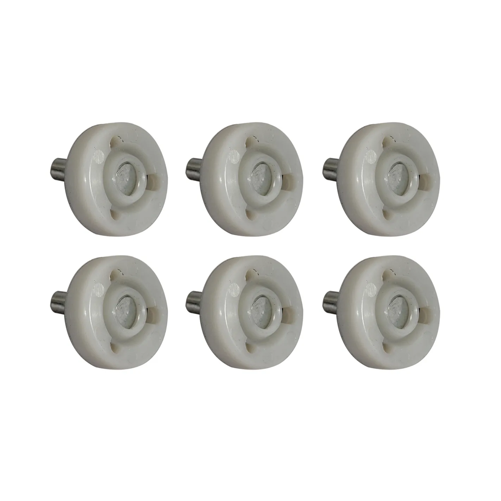 C3 1968-1982 Corvette Window Regulator Rollers - 6Pc Set