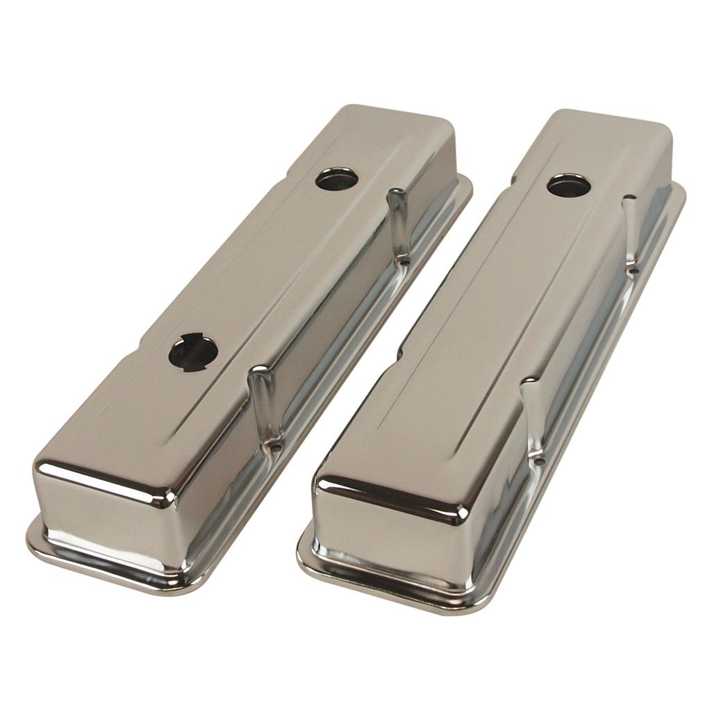 C3 1968-1982 Corvette Valve Covers, Chrome Replacement 350