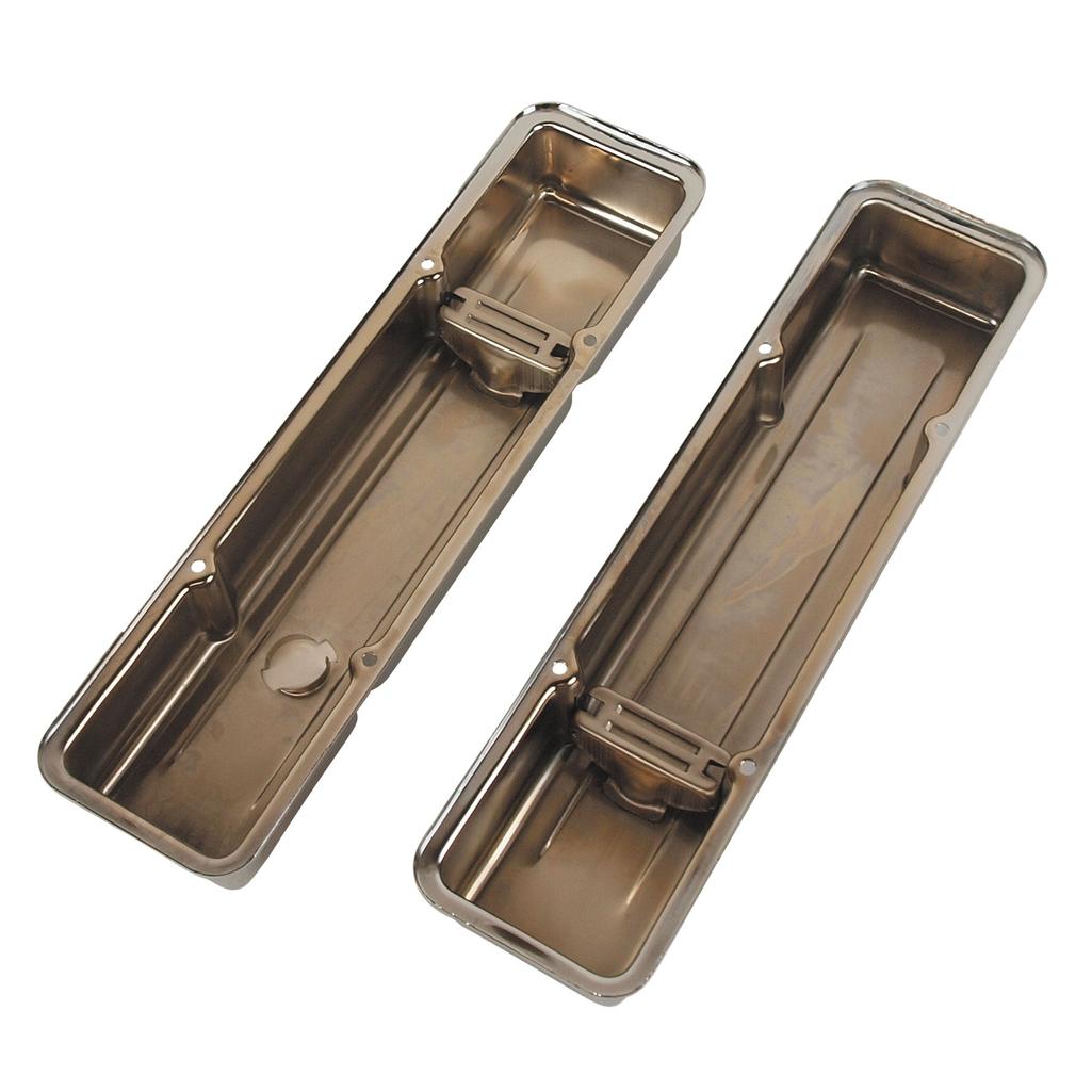 C3 1968-1982 Corvette Valve Covers, Chrome Replacement 350