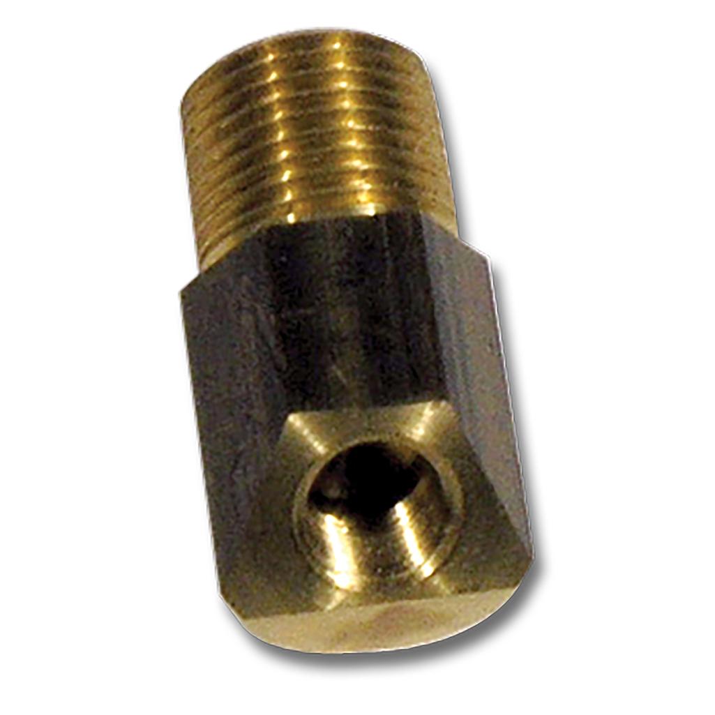 C3 1969-1973 Corvette Oil Line Block, 45 Degree Elbow