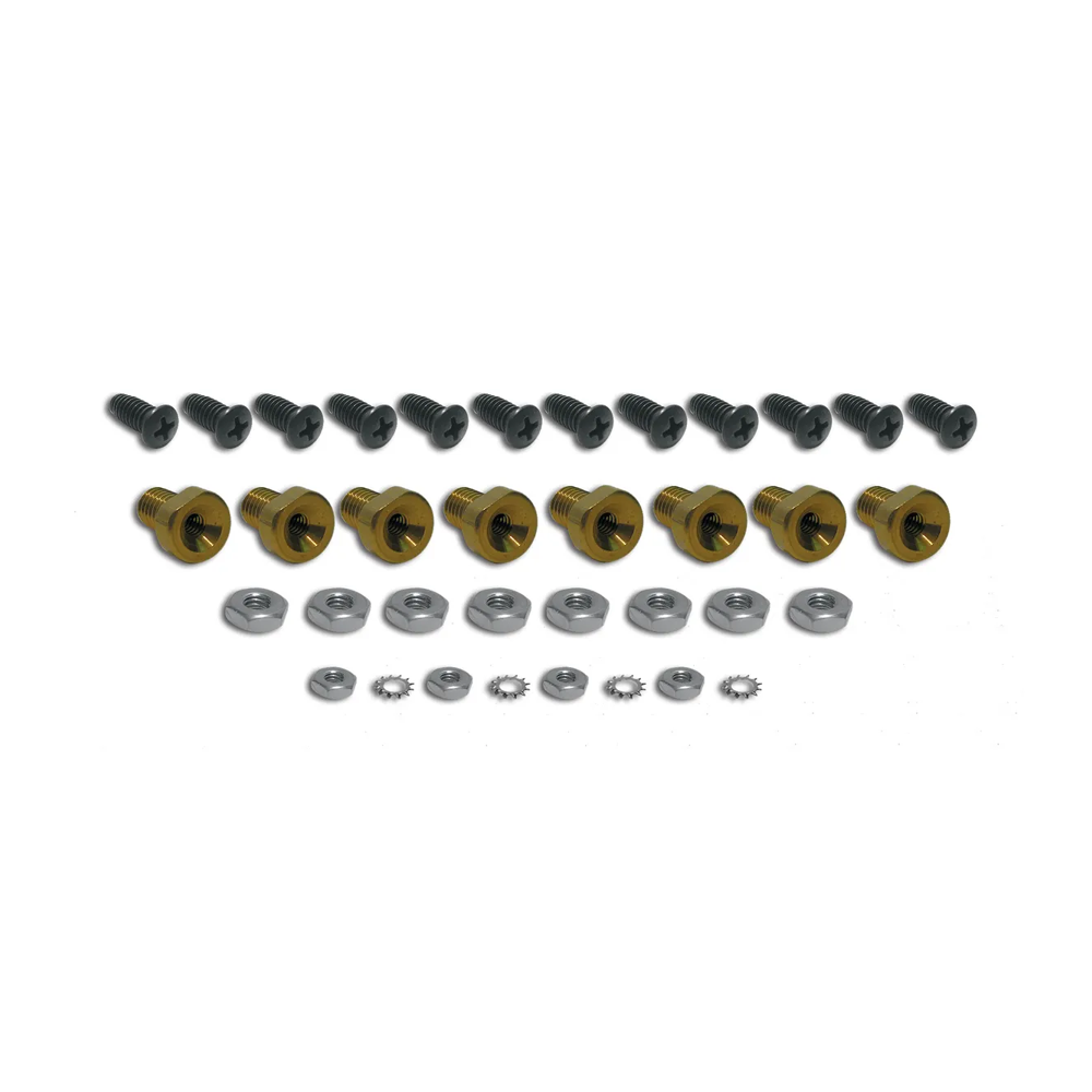 C3 1970-1982 Corvette Rocker Panel Mount Repair Kit W/Screws