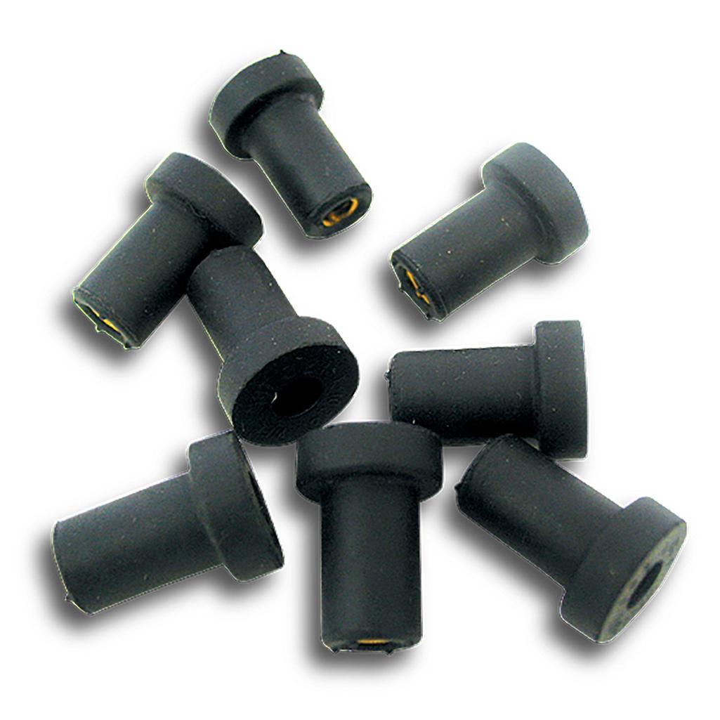 C3 1968-1969 Corvette Side Louver Nuts, In Body 8 Piece Set 2 Required