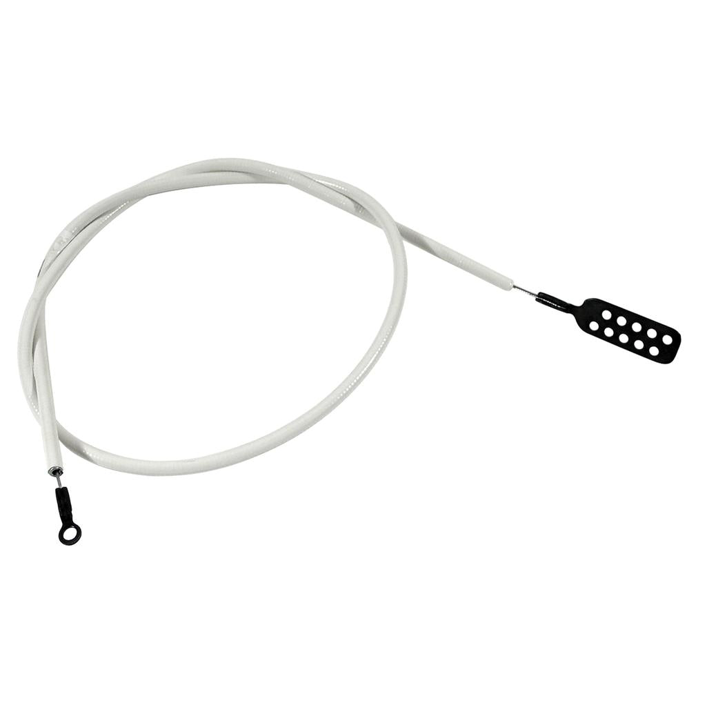 C3 1968-1969 Corvette Hood Release Cable - 68 Late - 69 Early 34 1/4" White