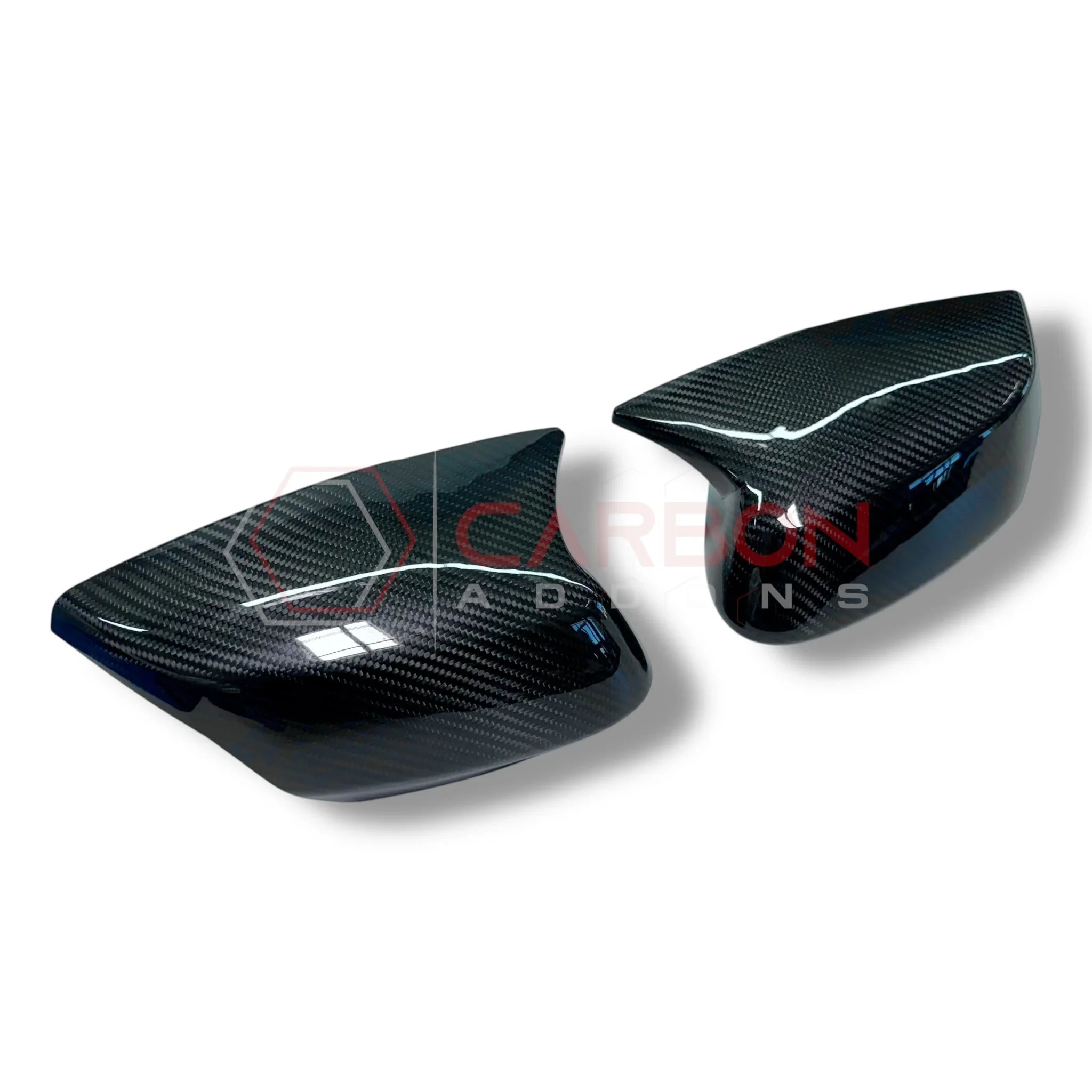 C8 Corvette Carbon Fiber M-Style Side View Mirror Cap Covers