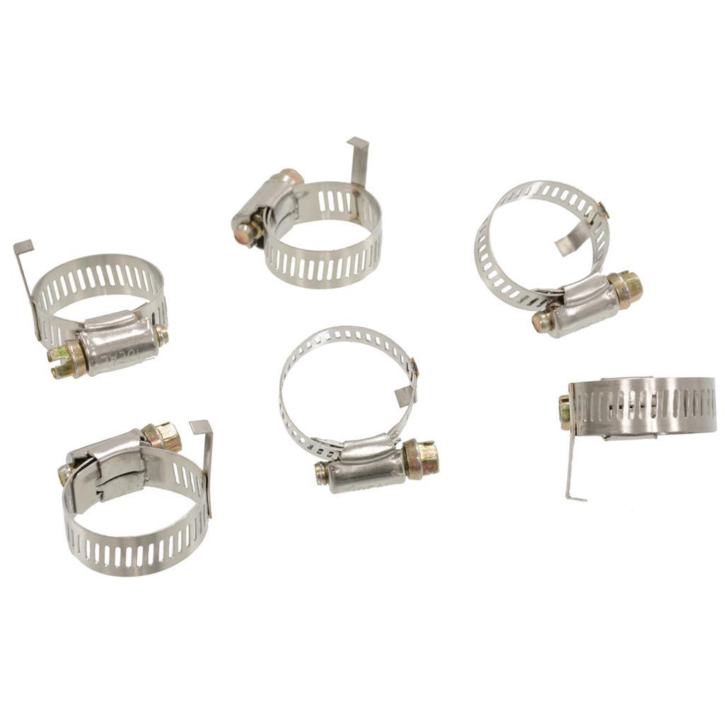C3 1968 Corvette Air Conditioning Freon Hose Clamps, 6 Piece Set