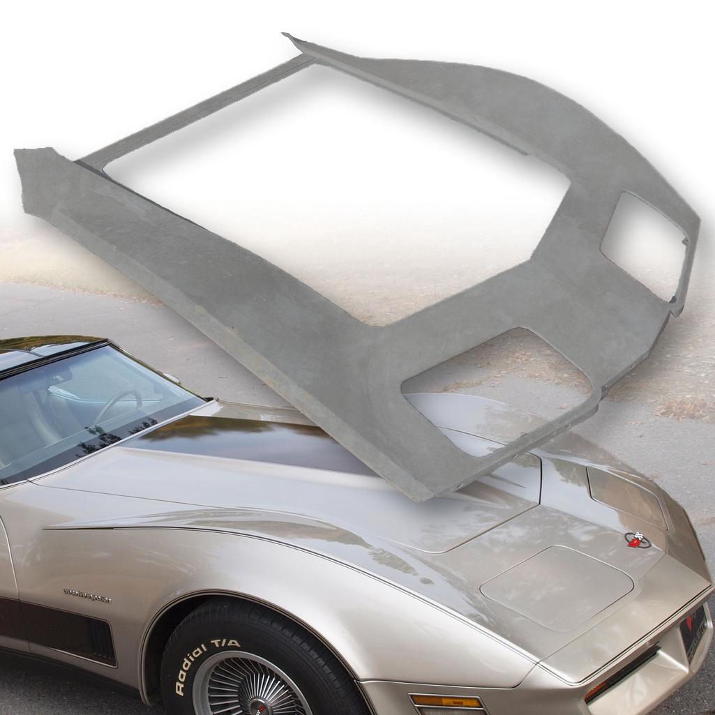 C3 1975-1982 Corvette Upper Surround Panel, (Press Molded)