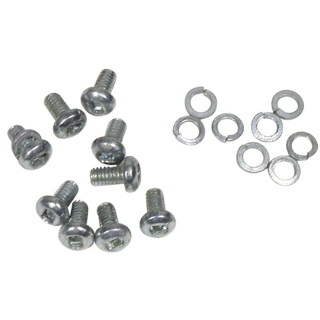 C1 1956-1959 Corvette Lower Fan Shroud Screws, 9 Piece Set