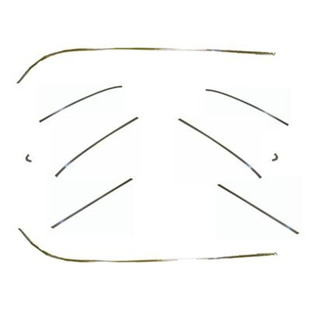 C1 1958-1961 Corvette Side Moldings, Car Set 10 Piece