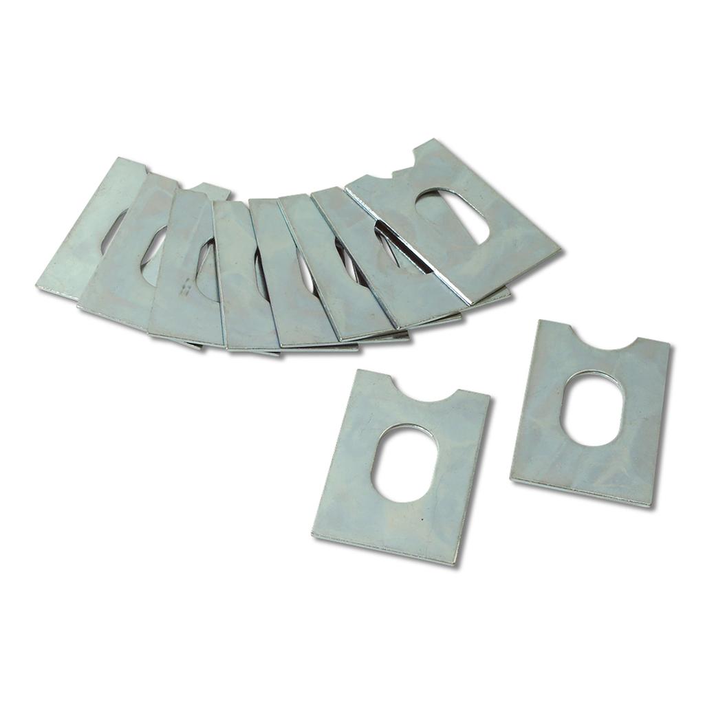 C1 1953-1962 Corvette Body Mount Shims, Metal 10 Piece Set
