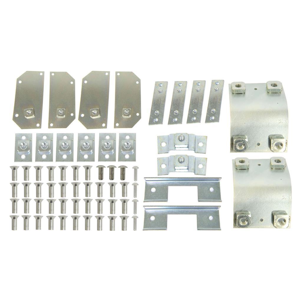 C1 1961-1962 Corvette Underbody Retainer Plates, 18 Piece Set