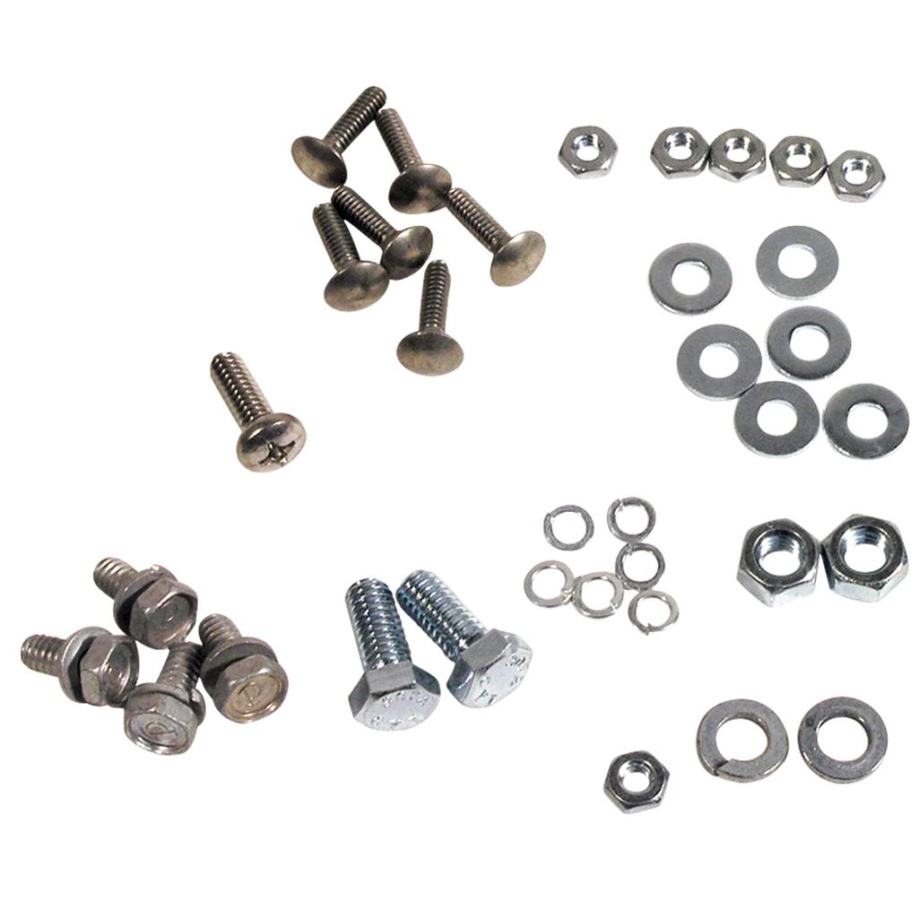 C1 1958-1962 Corvette Cowl Vent & Mechanism Mount Kit, 35 Piece