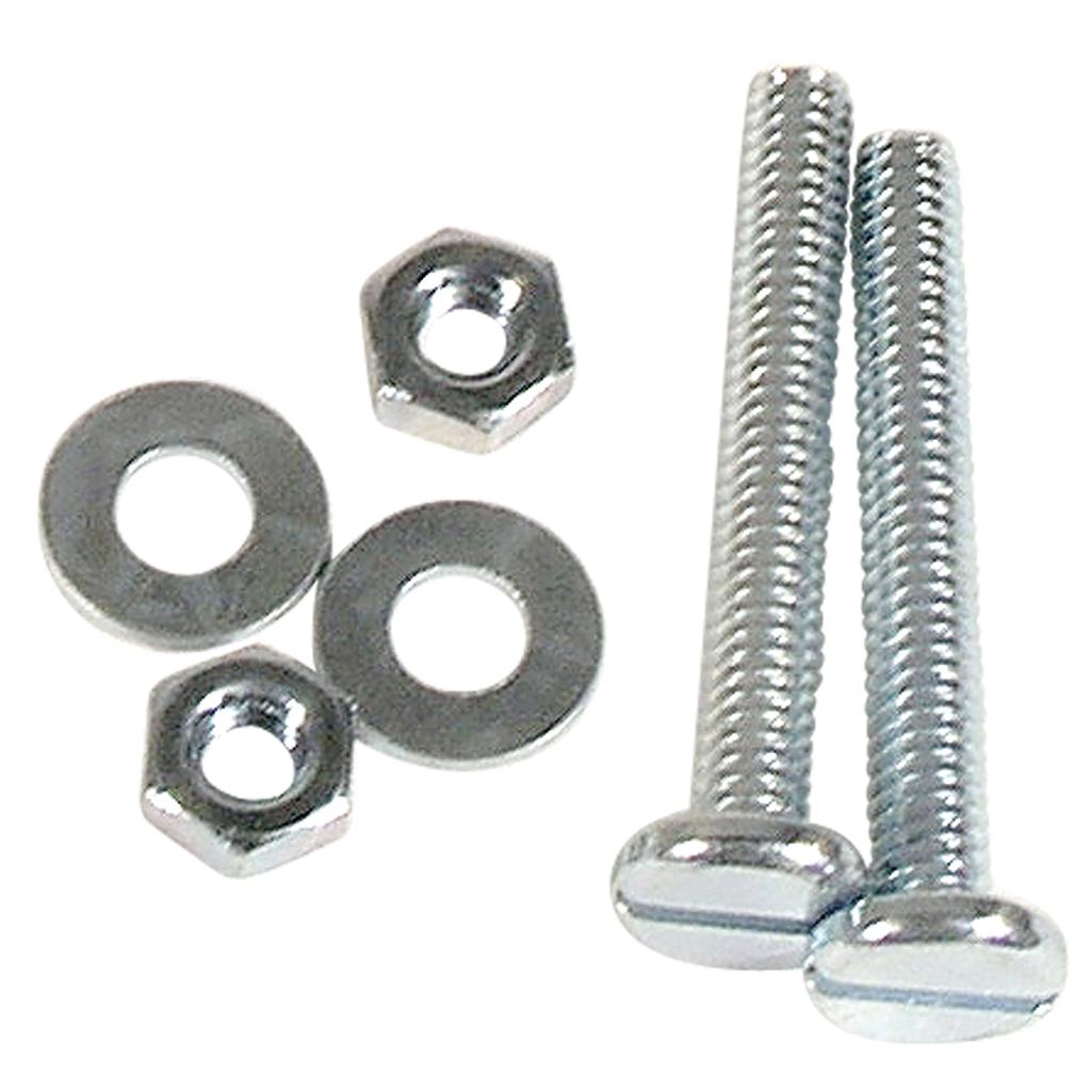C1 1953-1959 Corvette Hood Bumper Screw, Nut & Washer Set