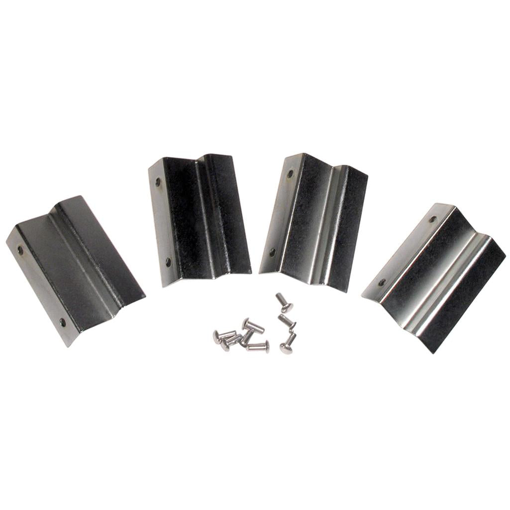 C1 1958-1962 Corvette Kick Panel Mount Brackets, 4 Piece Set