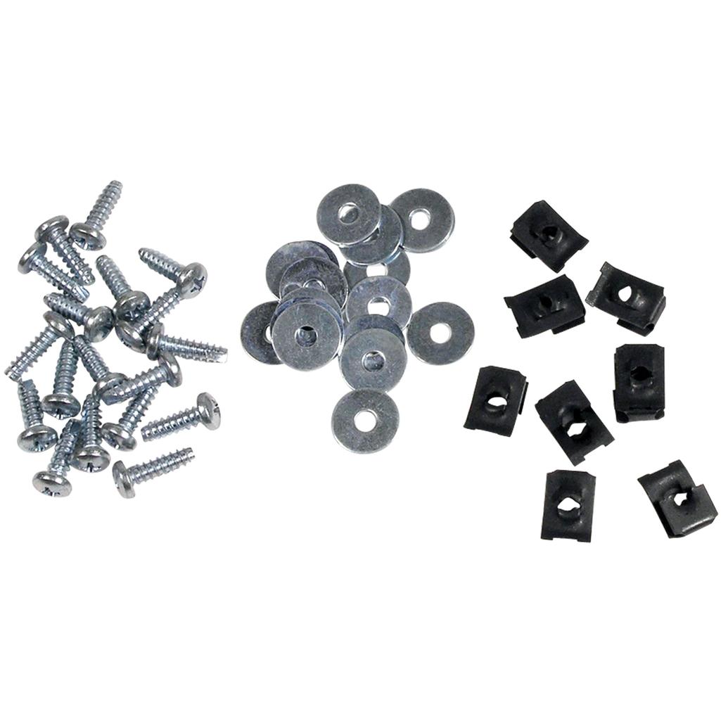 C1 1961-1962 Corvette Gas Tank Cover Screws & Nuts, 45 Piece