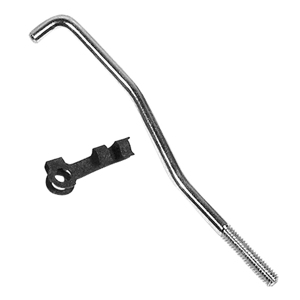 C1 1958-1962 Corvette Decklid Open Push Button Rod, W/Clip