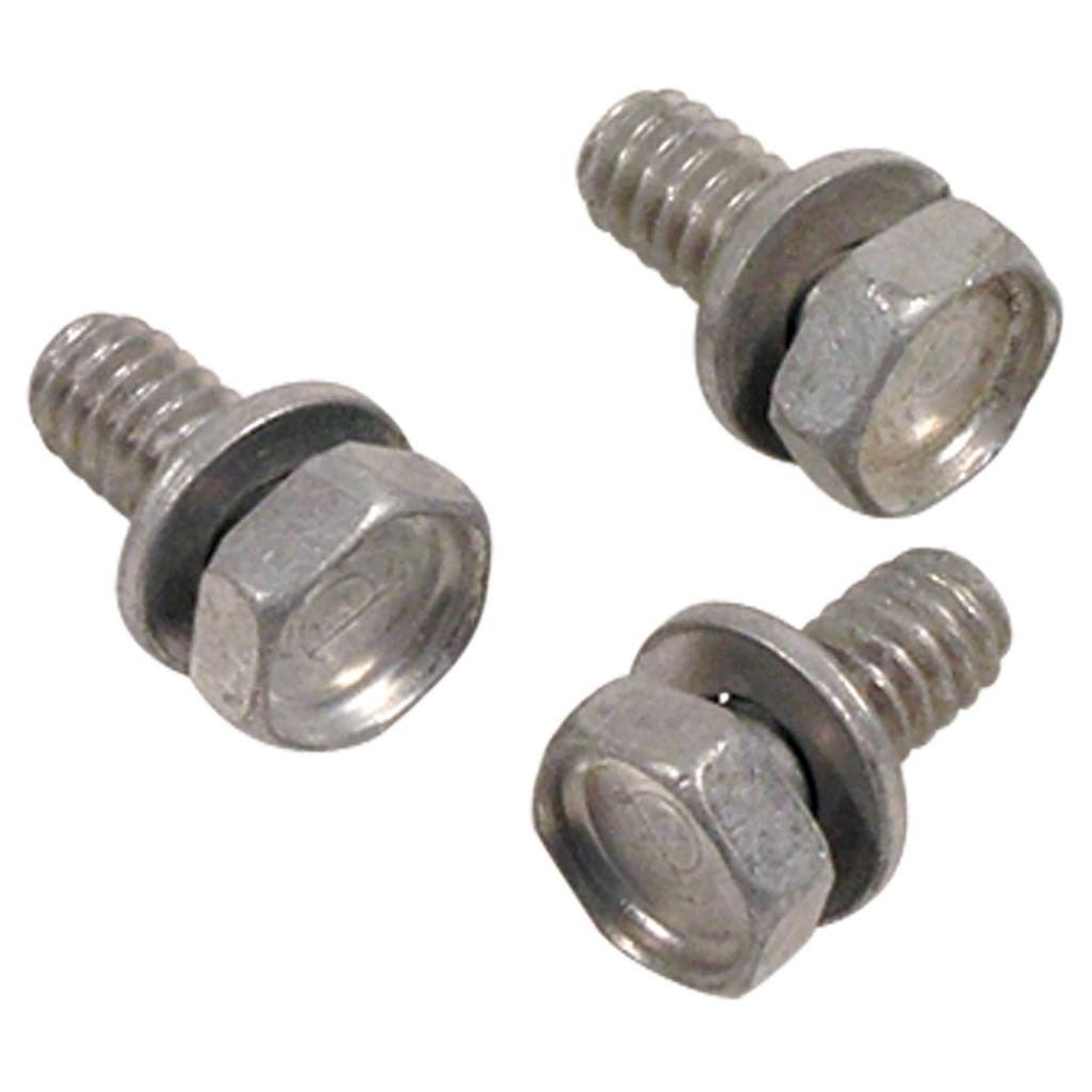 C1 1961-1962 Corvette Trunk Lid Lock Mechanism Bolts, 3 Piece