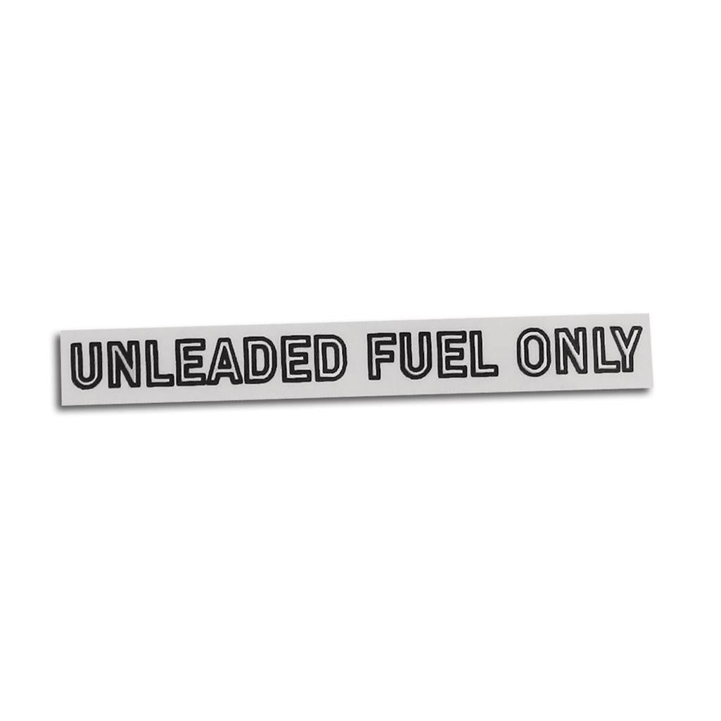 C3 1978-1982 Corvette Decal, Fuel Warning Silver