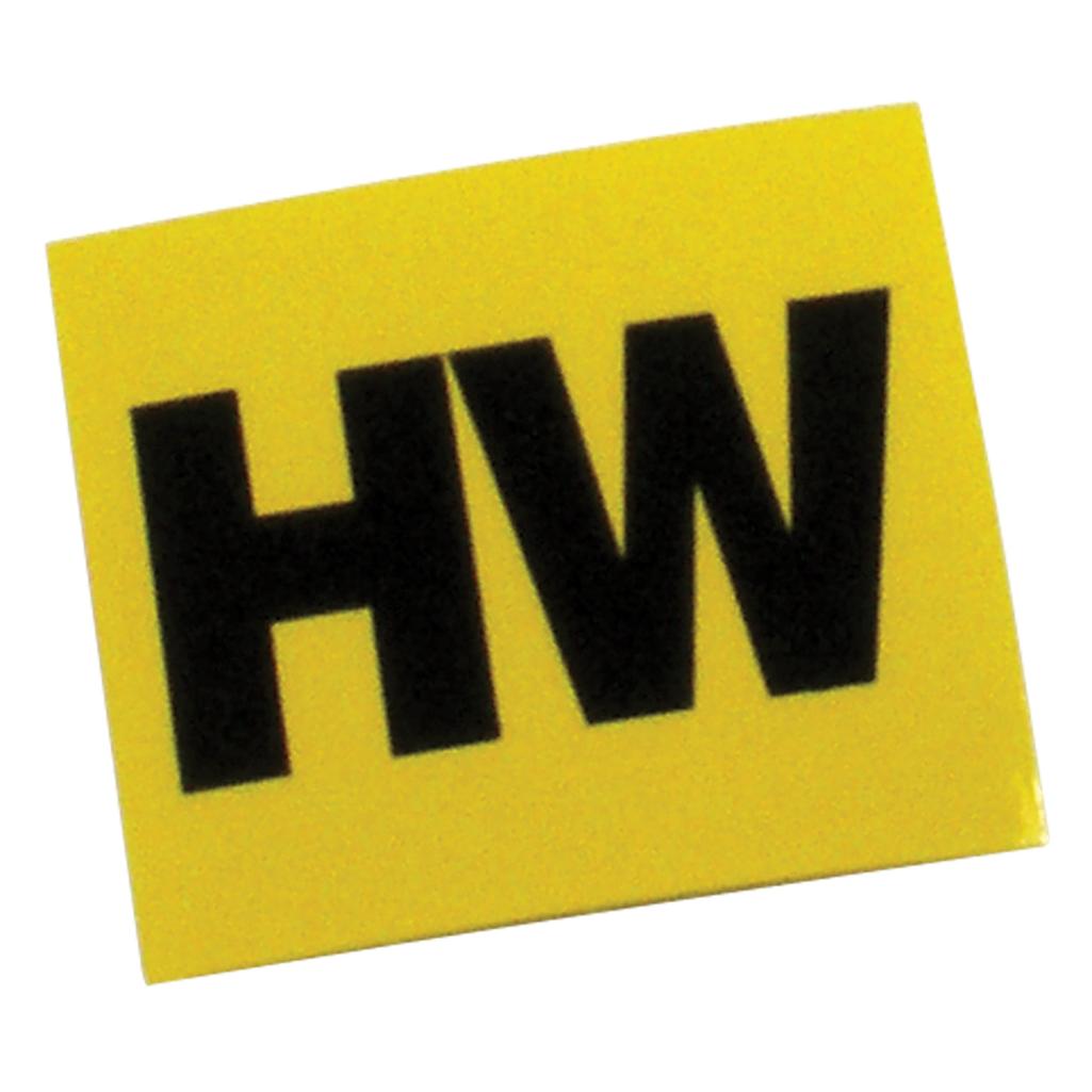 C3 1969 Corvette Decal, Valve Cover Engine Code-HW