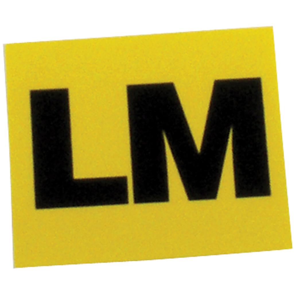 C3 1969 Corvette Decal, Valve Cover Engine Code-LM